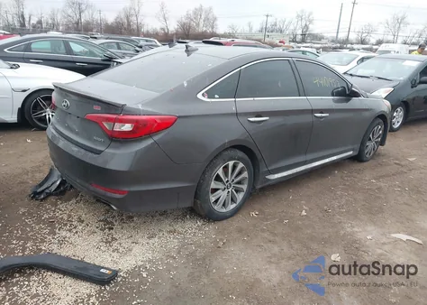 2015 Hyundai Sonata Sport из США, поврежденный, VIN 5NPE34AF8FH047148